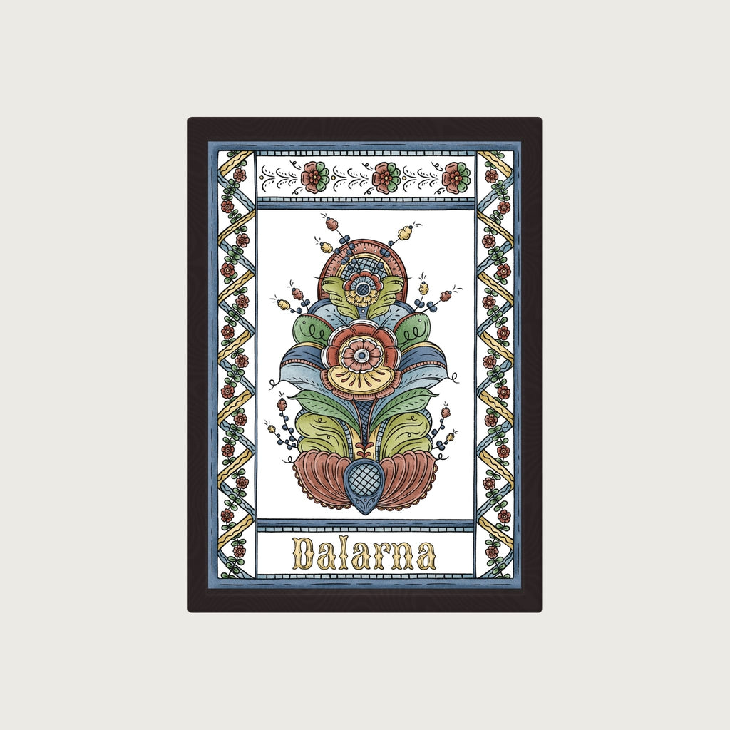 Kurbits Dalarna Poster