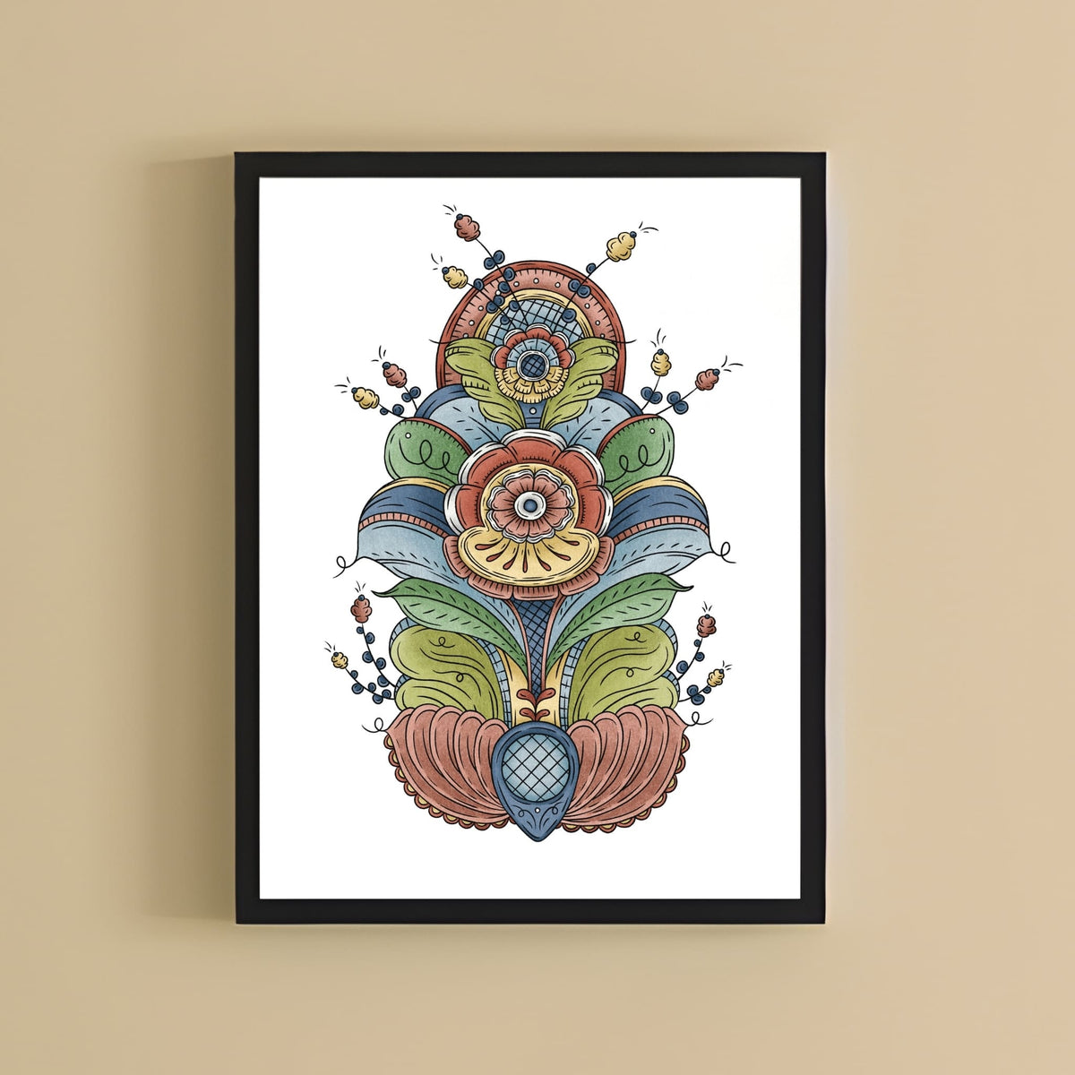 Kurbits Poster
